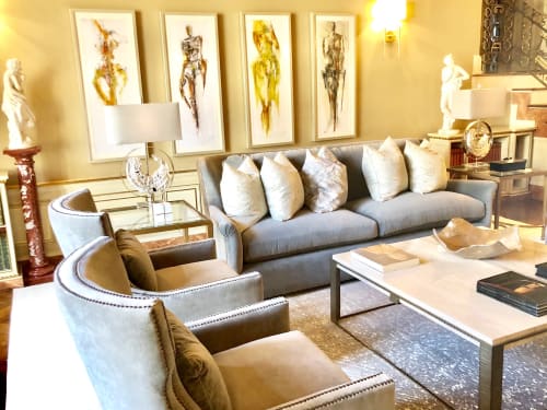 4 ABSTRACT FIGURAL NUDES | Oil And Acrylic Painting in Paintings by Michele D. Lee - Fine Artist