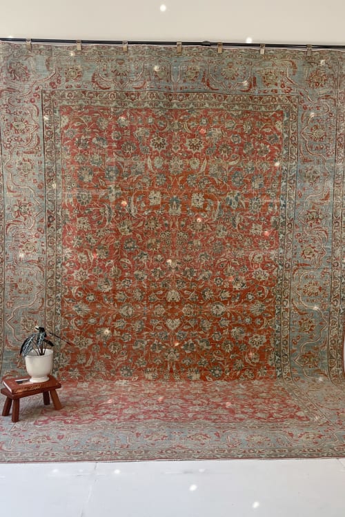Antique Persian Rug | Nashwa 9'11 x 13'1 | Rugs by Minimal Chaos Vintage Rugs