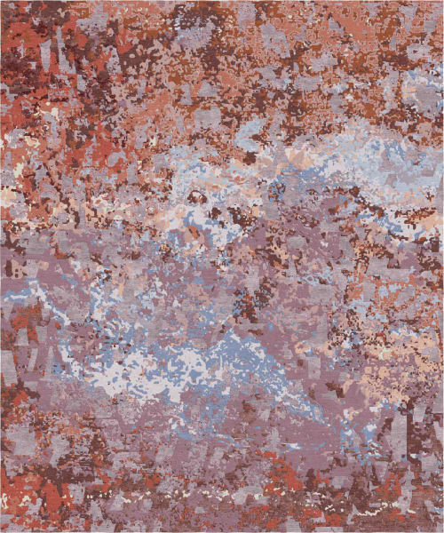 Rug Volcanic Saga hand-knotted contemporary | Area Rug in Rugs by Atelier Tapis Rouge