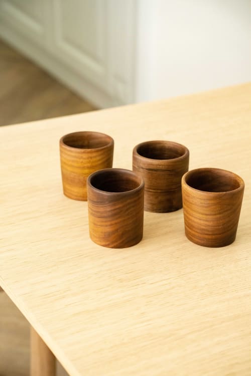 Handcarved Wooden Coffee Cup | Drinkware by Creating Comfort Lab