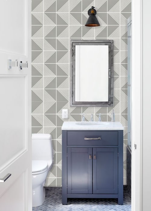 Patmos Misty Gray Tile | Tiles by Dekar Design