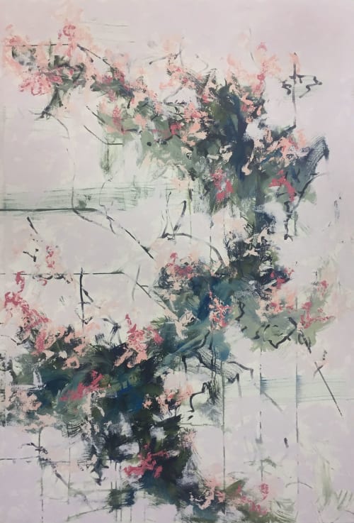 Botánica 12-5 | Oil And Acrylic Painting in Paintings by DAVID SKILLICORN - American Abstract Painter