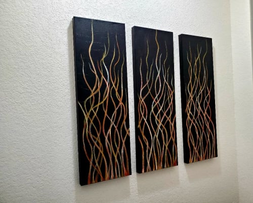 Unruly Reeds | Paintings by Liz Johnston