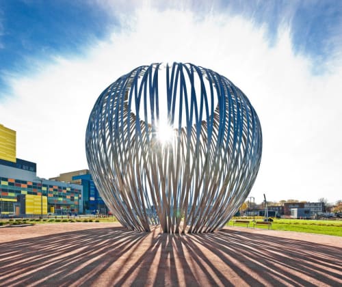 Havre | Public Sculptures by Linda Covit | MUHC Glen Site in Montréal