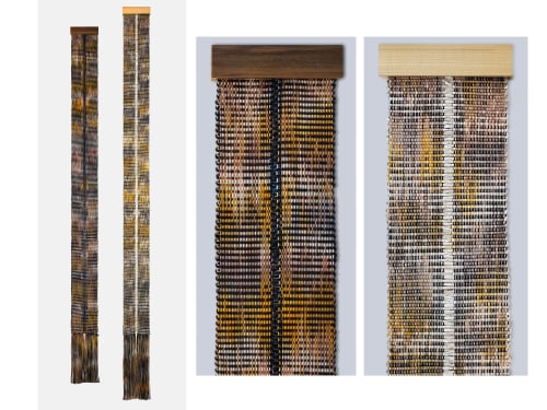 Day and Night Stripe II (Set of 2 Pieces) | Tapestry in Wall Hangings by Jessie Bloom