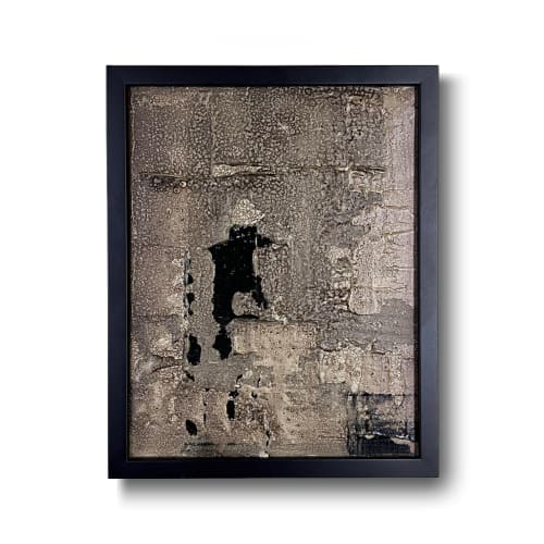Basalt No. 2 - Original mixed-media abstract | Mixed Media in Paintings by J. Kent Martin