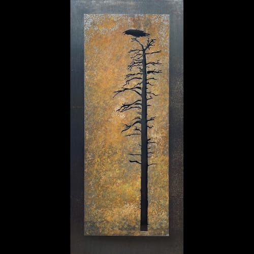Raven | Wall Sculpture in Wall Hangings by The Oxide Studio