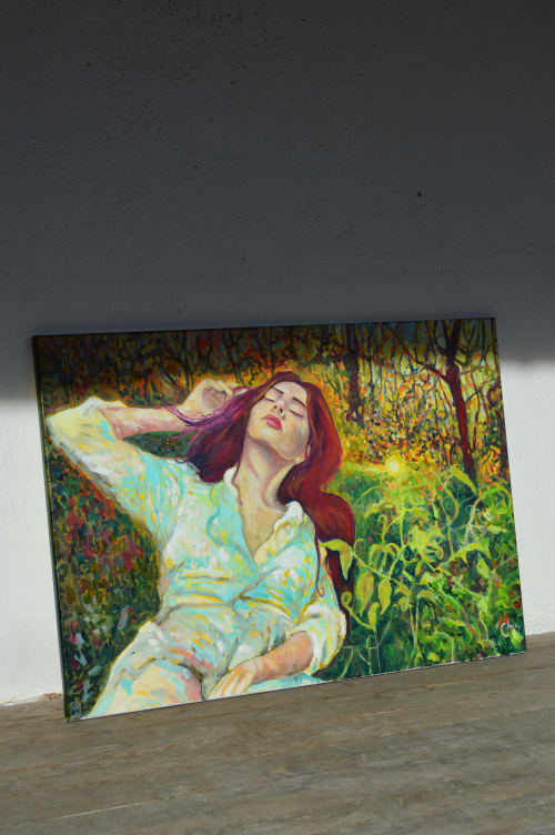 Bees and flowers in the dreams | Paintings by Chiara Magni