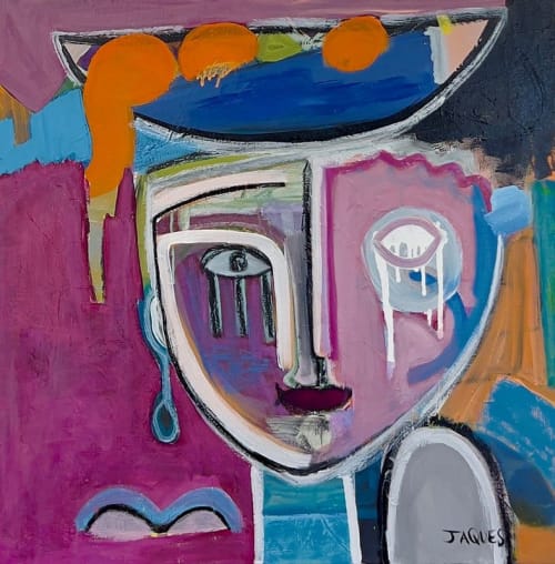 Penelope | Sold | Oil And Acrylic Painting in Paintings by Aleea Jaques