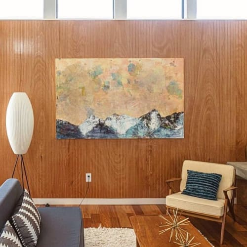 Summer Light | Mixed Media by Caroline Wright | Caroline Wright Art in Austin