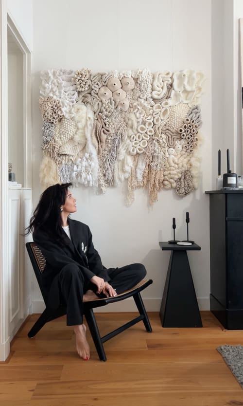 «ESSENCE» large tapestry scale woven wall handing custom | Wall Hangings by Anna Baranova Art