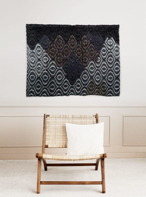 Handwoven Art: Abstract | Tapestry in Wall Hangings by Doerte Weber
