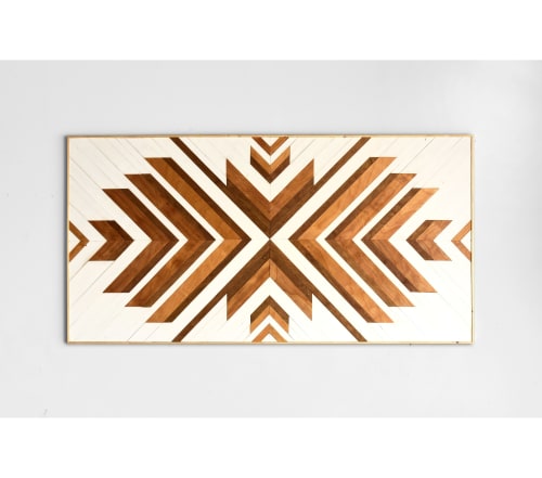 Birch Wood Wall Art - No. 1 | Wall Hangings by Ethos Woodworks | Private Residence -  Melbourne Beach, FL in Melbourne Beach