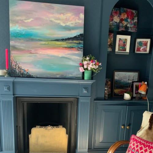 ‘Candy floss mists’ | Mixed Media by Tipperleyhill