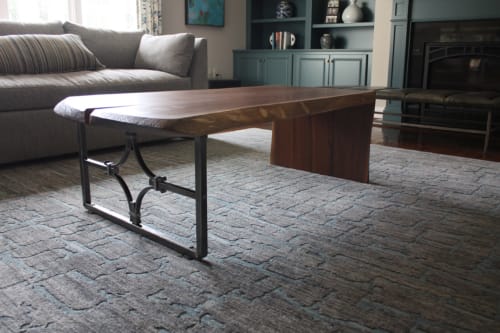 Live Edge Waterfall Coffee Table | Tables by Alicia Dietz Studios