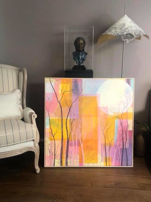 Abstract Painting | Oil And Acrylic Painting in Paintings by Shazia Imran