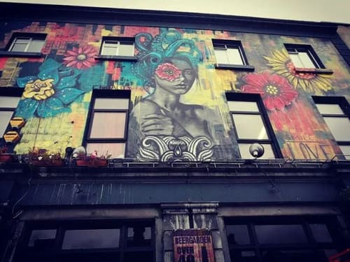 Camden Exchange Mural | Murals by Kathrina Rupit - Kinmx | Camden Exchange in Dublin 8