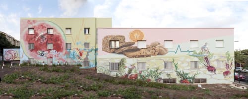 Healthy Ofra | Murals by PAULA CALAVERA