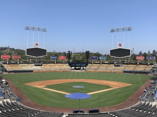 LA Dodgers Hex Signage | Signage by Jones Sign Company | Dodger Stadium in Los Angeles