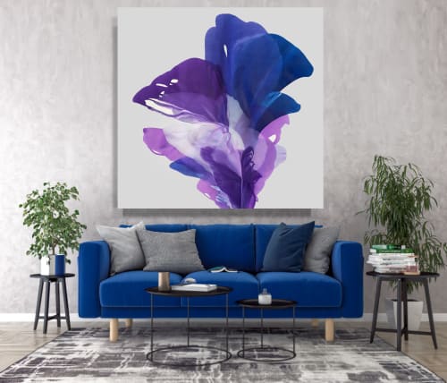 I awoke to your Blooming 52X52 | Paintings by Marta Spendowska | Marta Spendowska LLC in Portsmouth