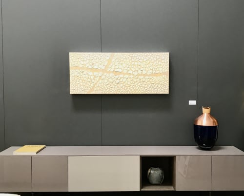 River Bed | Mixed Media by LESLIE MORGAN ART