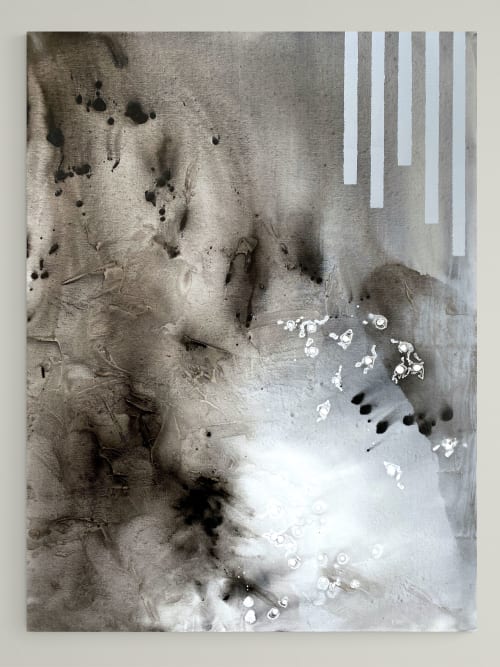 Whispering in the silence /1 | Oil And Acrylic Painting in Paintings by Cristina Dalla Valentina