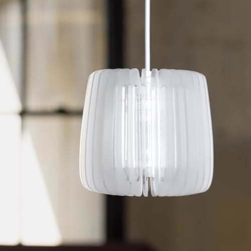Light Lines Pendant - Frosted | Pendants by Jessica Alpern Brown | Historic Wilkinsburg Train Station in Pittsburgh