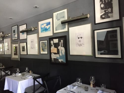 Various works | Paintings by Rob Delamater | Woodside Bakery & Cafe in Menlo Park
