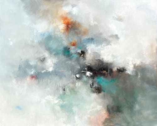 Opal & Onyx | Oil And Acrylic Painting in Paintings by Nicholas Kriefall