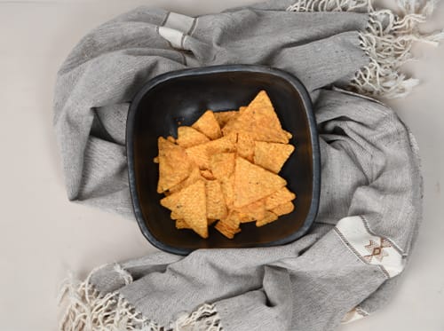 Longpi Pottery Big Bowl - Square | Dinnerware by ARTISAGA PRIVATE LIMITED
