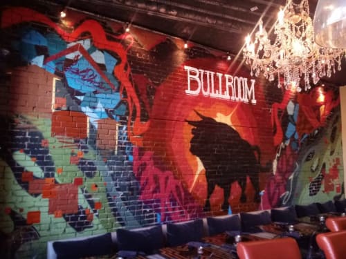 Bullroom | Murals by John Stoltz (belushifiz) | The Bullroom in Middletown