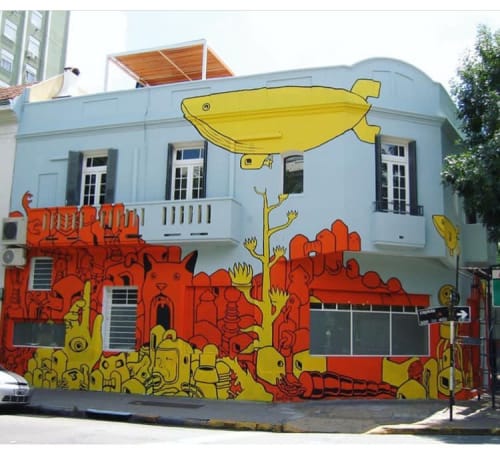 Zeppelin house | Murals by HARYMBAT