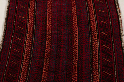 Antique Balisht Tribal Textile with Polychromatic Geometric | Rugs by Rug and Kilim