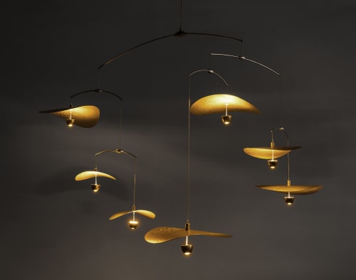 Nymphaea 7 Suspended Light | Pendants by Claudine Gevry Studio