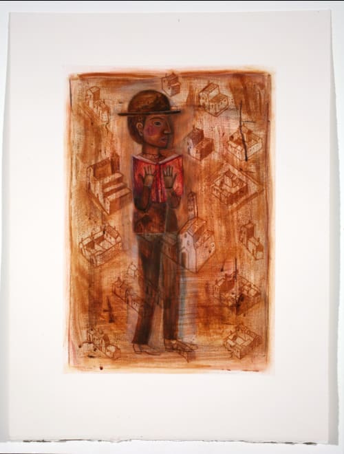 Seeking the Romanesque | Oil And Acrylic Painting in Paintings by Joanne Hammer