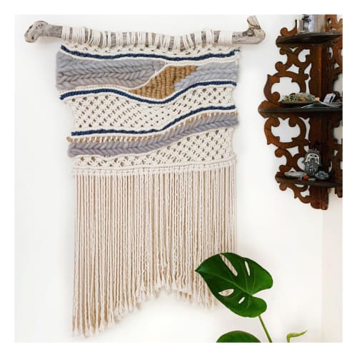 Macrame and woven wall hanging | Macrame Wall Hanging by Live Free Fibers