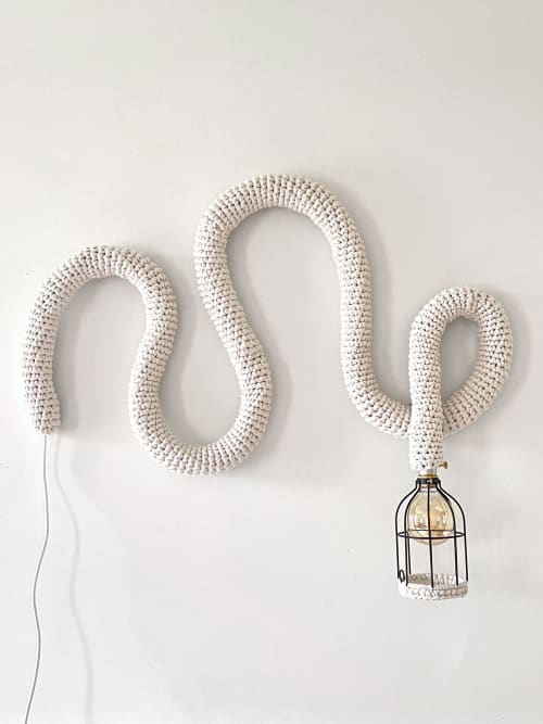 Rope Wall Lamp | Lighting by Meg Morrison