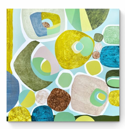 Gatherings 3 | Oil And Acrylic Painting in Paintings by Cristina Dalla Valentina