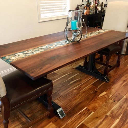 Walnut River Table | Tables by Porush Woodworking
