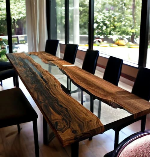Epoxy Dining Table, Epoxy Resin Table, Epoxy Wood Table | Tables by Innovative Home Decors
