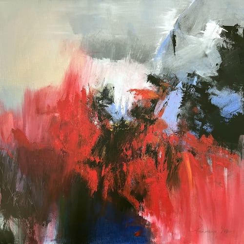 No. 8 | Oil And Acrylic Painting in Paintings by Ana Carolina Mönnaco