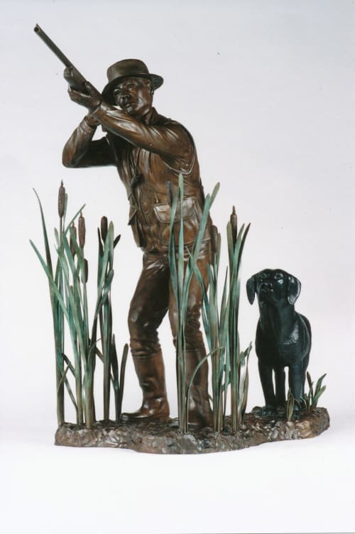 Hunting Partners | Sculptures by Don Begg / Studio West Bronze Foundry & Art Gallery