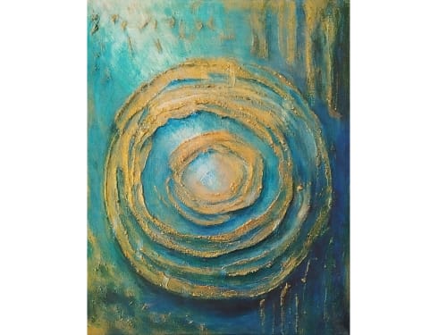 Holy Centre | Mixed Media in Paintings by Claire Szegvary