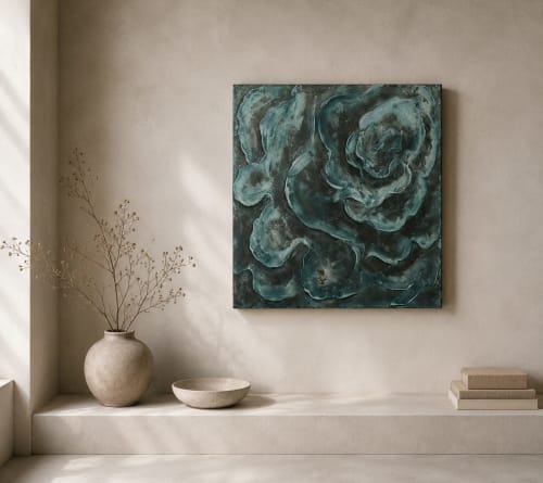 Scarred Tide -Sculptural Wall Artwork | Wall Sculpture in Wall Hangings by Urban Plaster Bloom