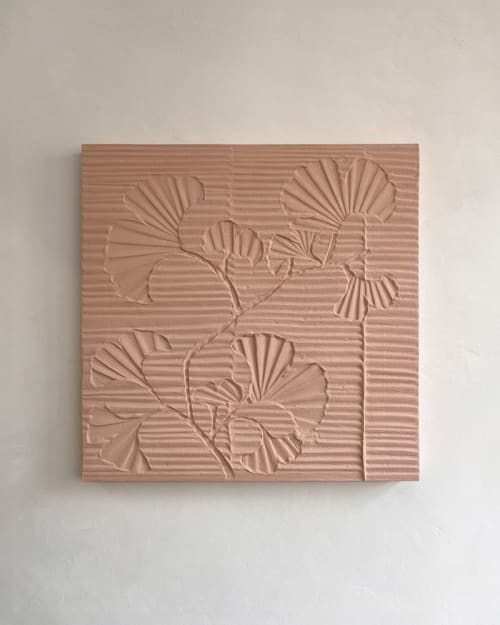Ginkgo Sakura | Wall Treatments by Elsa Jeandedieu Studio