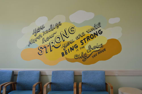 4 of 6 Murals for the Eating Recovery Center