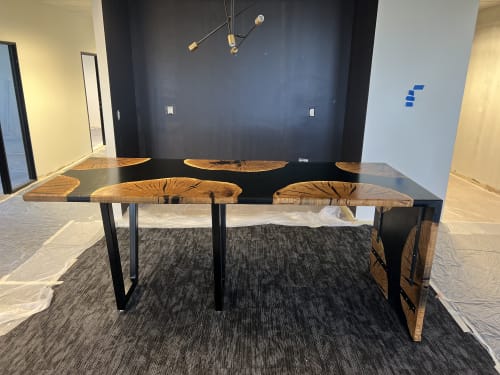 Custom order waterfall edge river table! | Conference Table in Tables by Pelican State Woodworks
