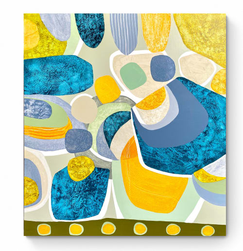 Gatherings 1 | Oil And Acrylic Painting in Paintings by Cristina Dalla Valentina
