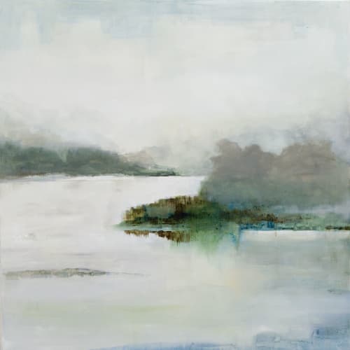 "Rowing Over" giclée on canvas, unstretched | Paintings by J Austin Jennings & Company