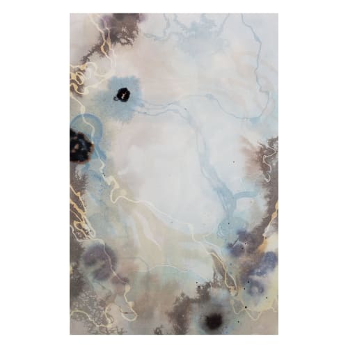 Study of Blue | Mixed Media in Paintings by Halee Roth Abstract